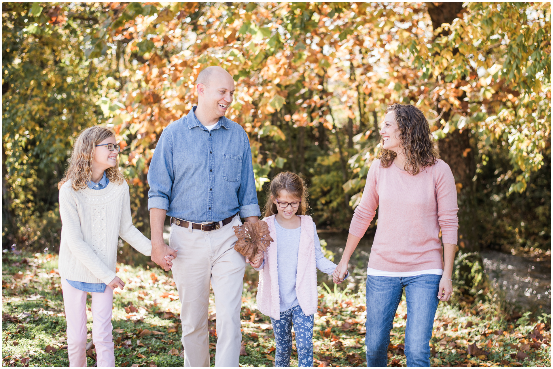 Athens Alabama Family Photographer - Fall Family Session - Swan Creek Greenway