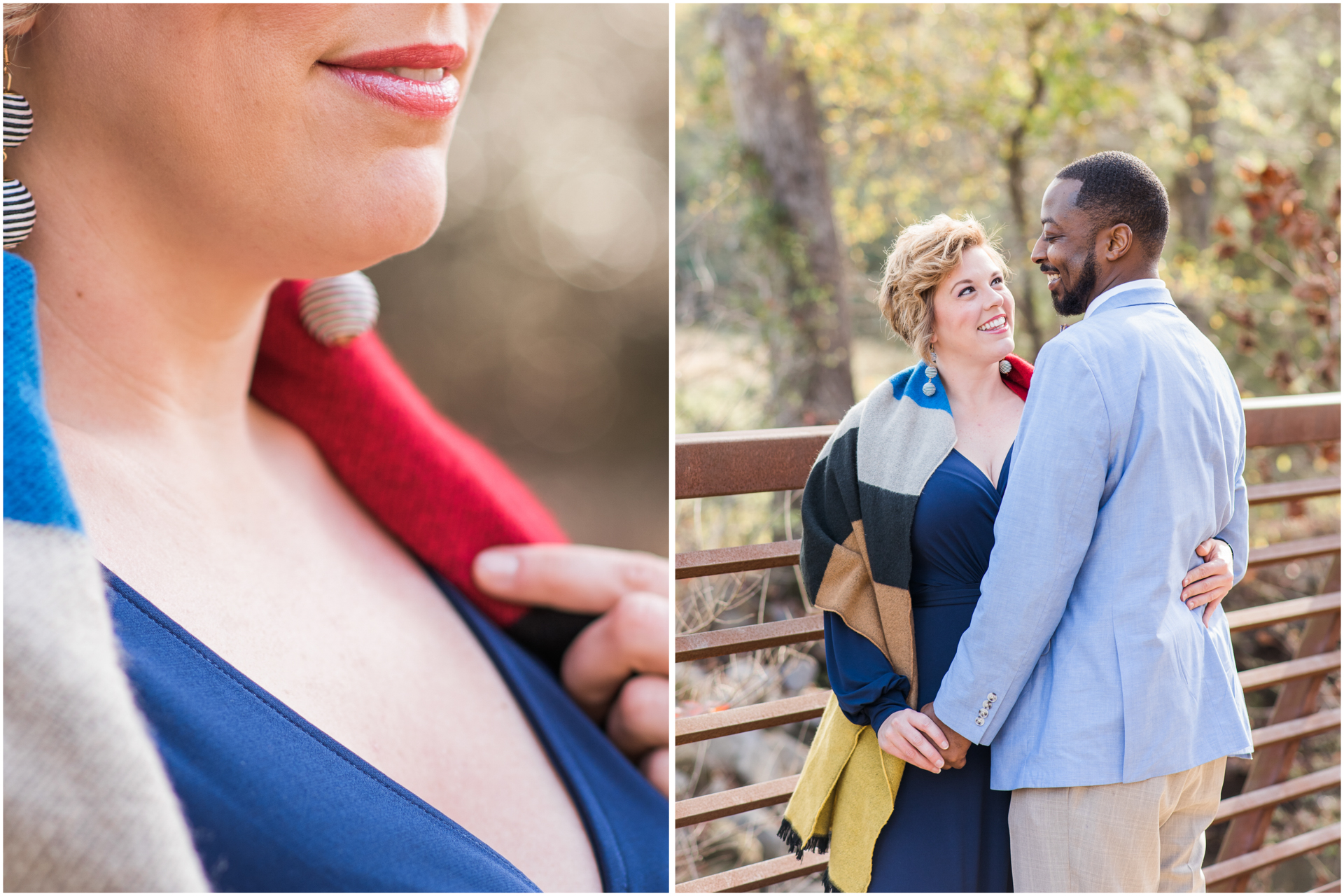 Iron Bridge - Couples session - colorful outfits