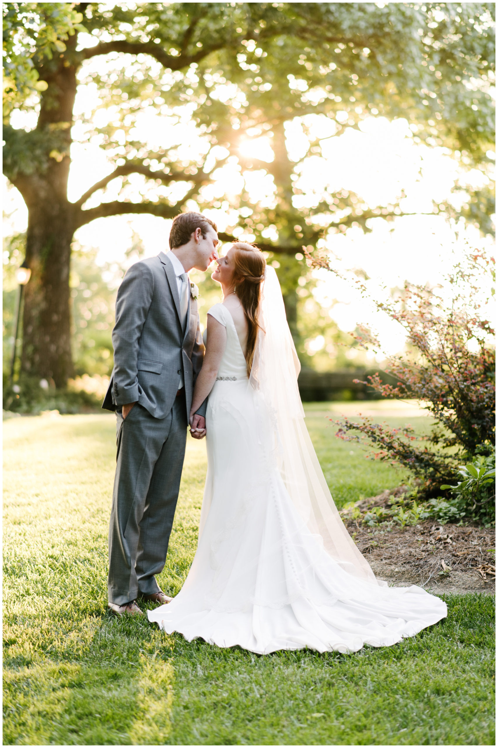 Moment before kiss Bride and Groom Portraits - Burritt on the Mountain - Huntsville Wedding Photographer - Twenty Oaks Photography