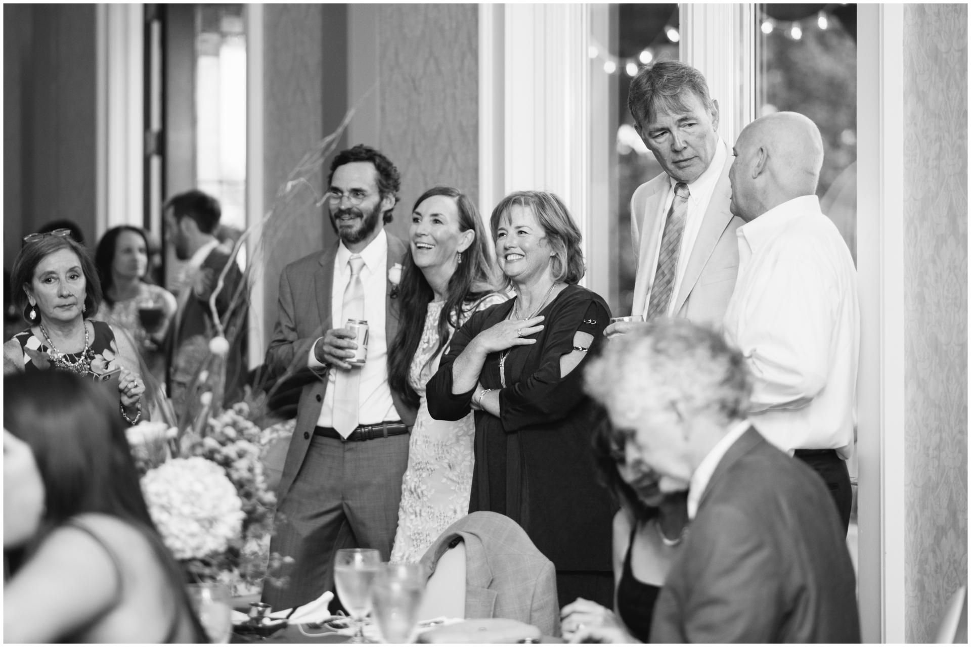 parent reaction during first dance at baron bluff burritt on the mountain
