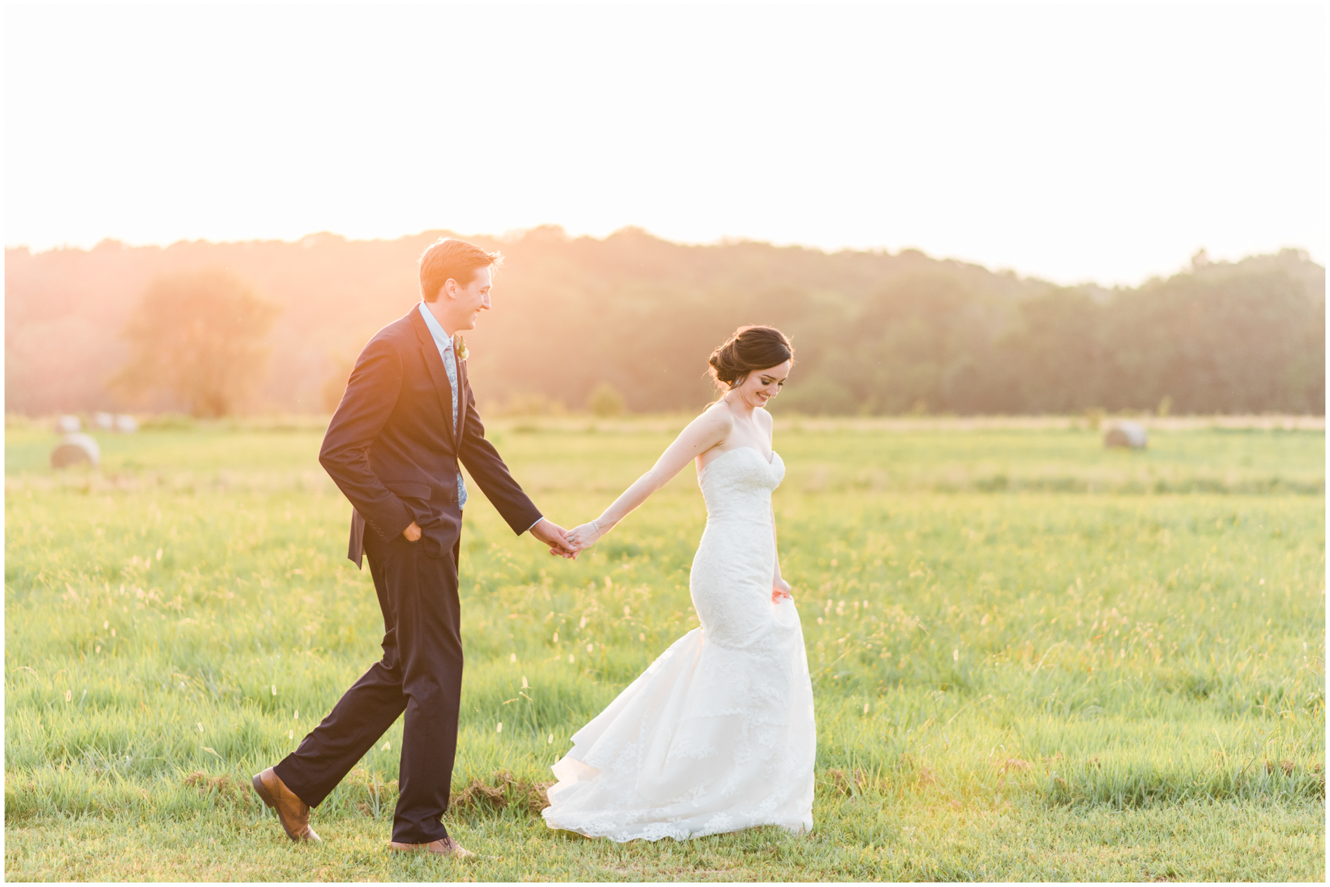  Harvest Hollow Venue and Farm Wedding - Huntsville Alabama Wedding Photography - Golden Hour