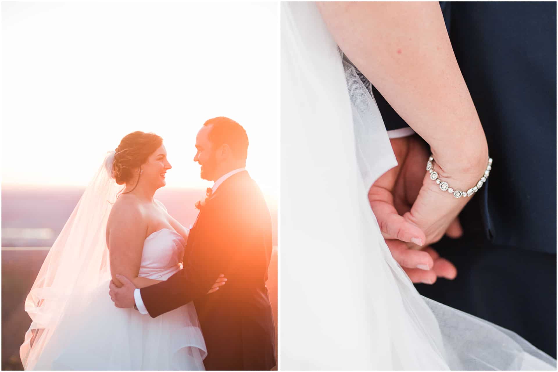 29 Bride And Groom Wedding Portraits The View Burritt On The Mountain Sunset Golden Hour Holding Hands