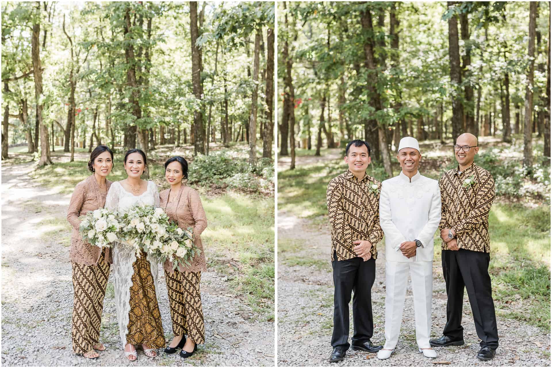 Nadia + Atte - Indonesian Bridal Party Monte Sano Lodge Huntsville