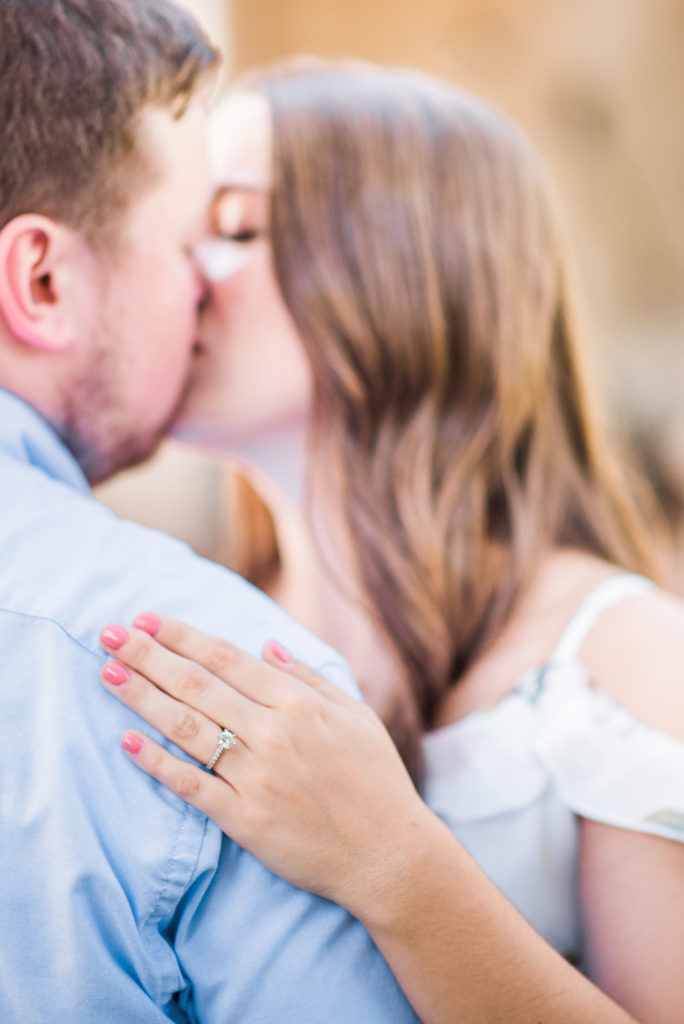 Engagement photo tips - clean the ring!