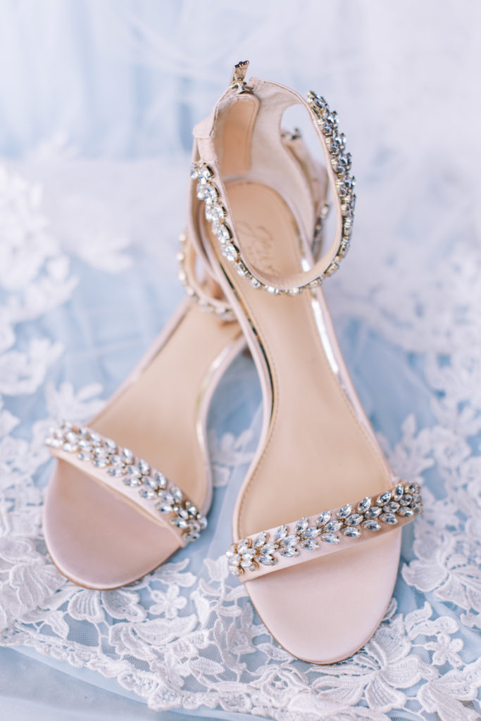 Ice Blue Southern Wedding - Blush Heels